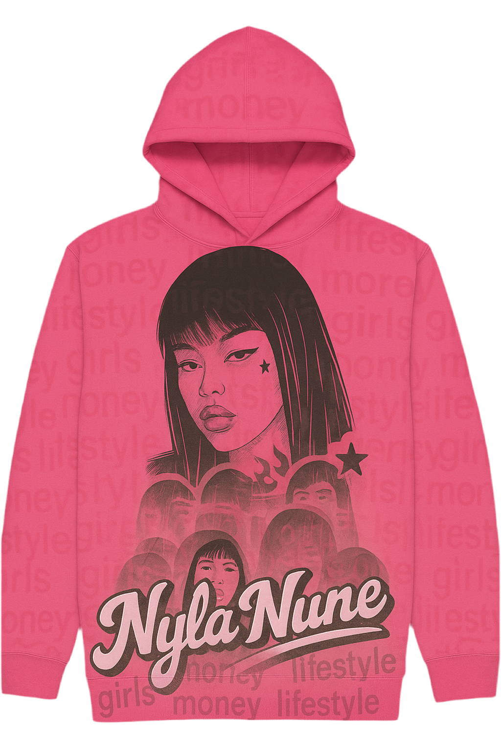 NYLA NUNE ( Girls Money Lifestyle) Hoodie
